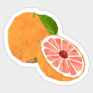 Grapefruit Sticker